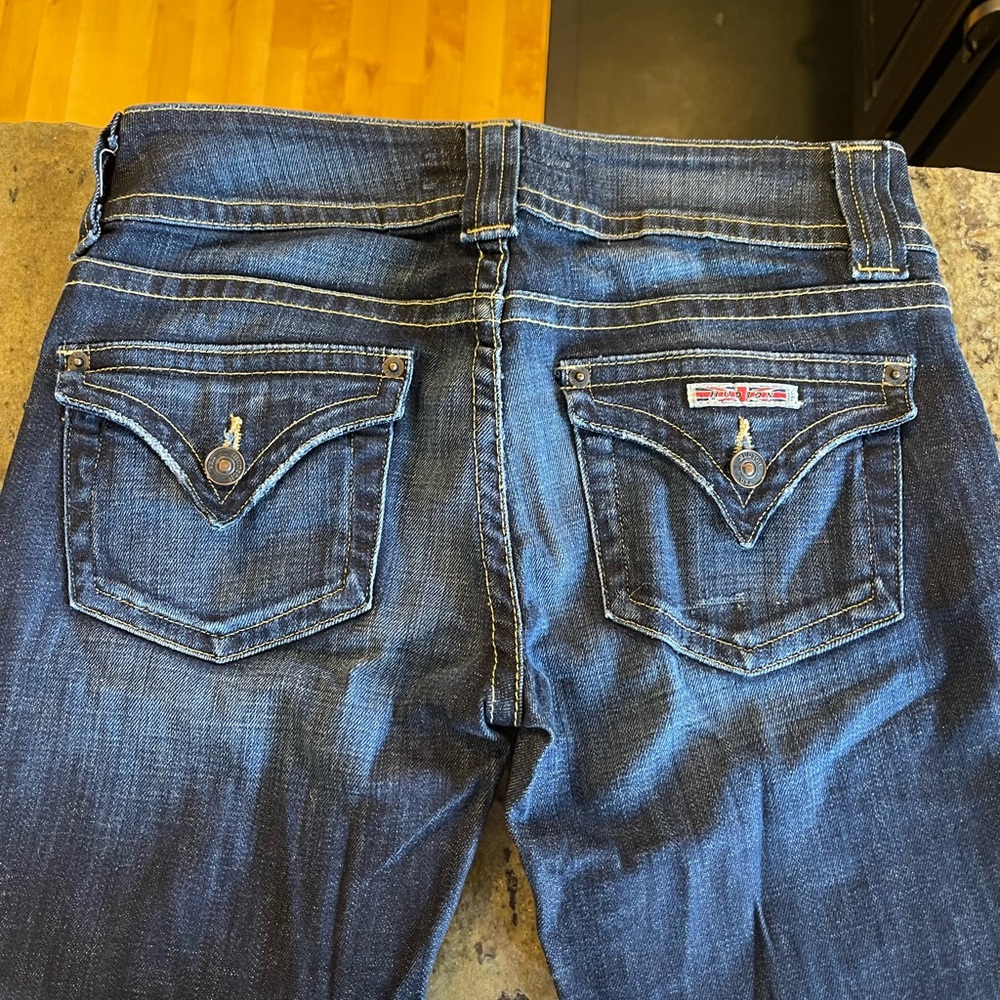 Hudson iconic flap back pocket bootcut flare jeans 26